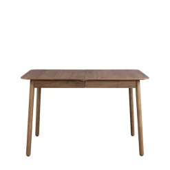 GLIMPS Table à manger extensible 4 à 6 personnes 120-162x80cm en bois