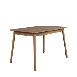 GLIMPS Table à manger extensible 4 à 6 personnes 120-162x80cm en bois