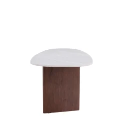 GRONVIK Table à manger 8 personnes organique effet marbre