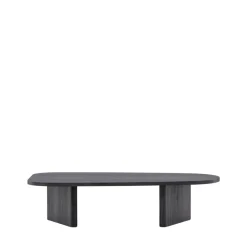 GRONVIK Table basse organique en bois 130x65cm