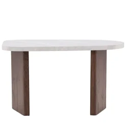 GRONVIK Table basse organique effet marbre 70x45cm