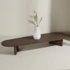GRONVIK Table basse organique en bois 180x55cm