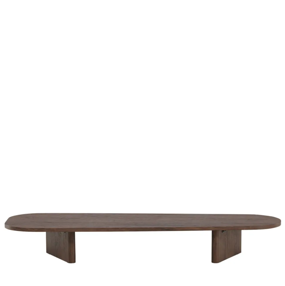 GRONVIK Table basse organique en bois 180x55cm