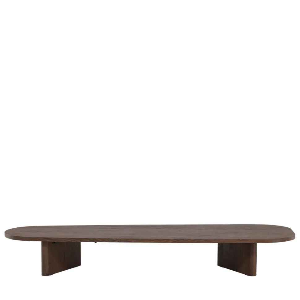 GRONVIK Table basse organique en bois 180x55cm