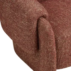 HAMILTONY Fauteuil lounge en tissu chiné