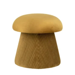 HAMPTON Pouf champignon en velours ø39cm