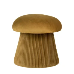 HAMPTON Pouf champignon en velours ø39cm