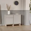 HARRIET Buffet 2 portes 1 tiroir en bois et métal L120cm