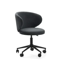 HAVEL Chaise de bureau en tissu et métal