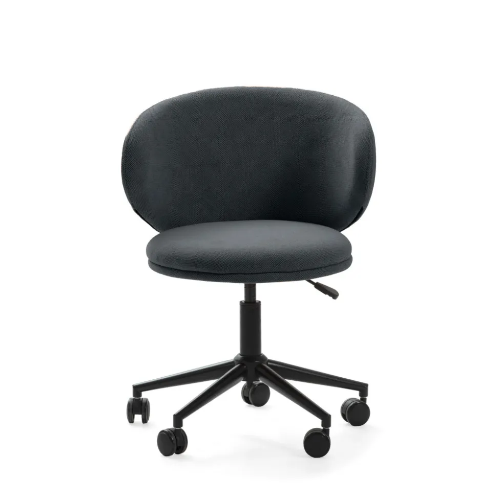 HAVEL Chaise de bureau en tissu et métal