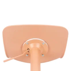HERIBO Lot de 2 chaises de bar réglables en plastique et métal H58-79cm