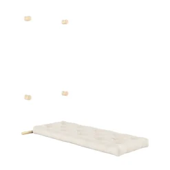 HOOKED Fauteuil convertible en lin et bois avec accroches murales