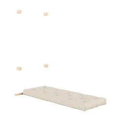 HOOKED Fauteuil convertible en tissu et bois avec accroches murales