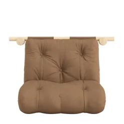 HOOKED Fauteuil convertible en tissu et bois avec accroches murales