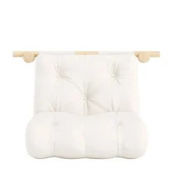 HOOKED Fauteuil convertible en tissu et bois avec accroches murales