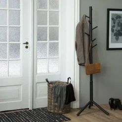 HOOKY Porte-manteaux en bois H176cm