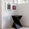 IKEM Table d'appoint carrée en bois 41x41cm