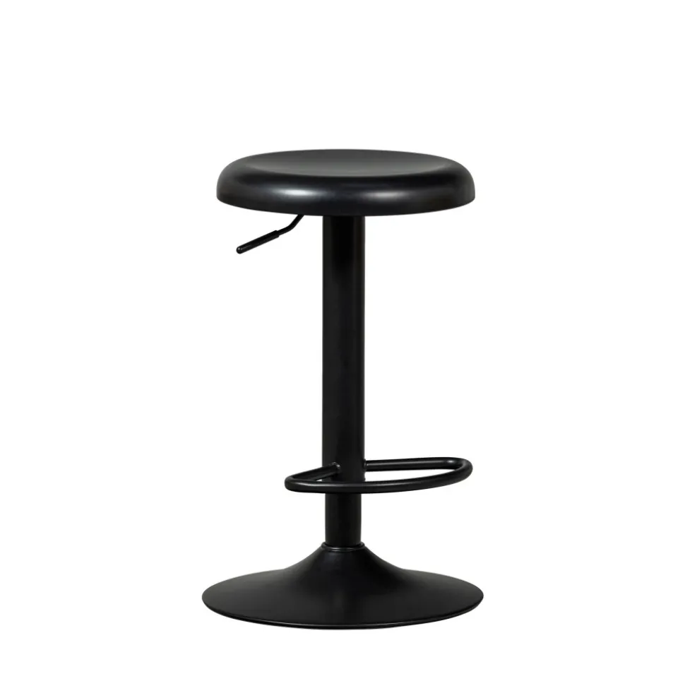 ISAAC Tabouret de bar réglable en métal H61-81cm
