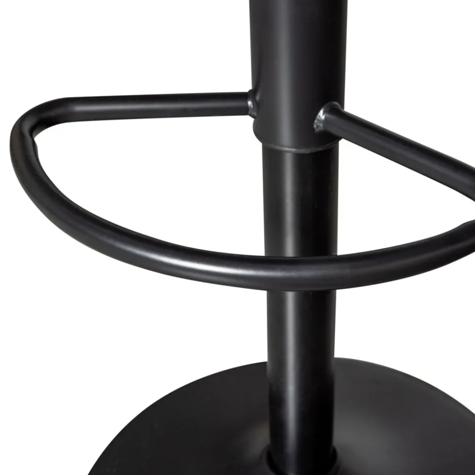 ISAAC Tabouret de bar réglable en métal H61-81cm