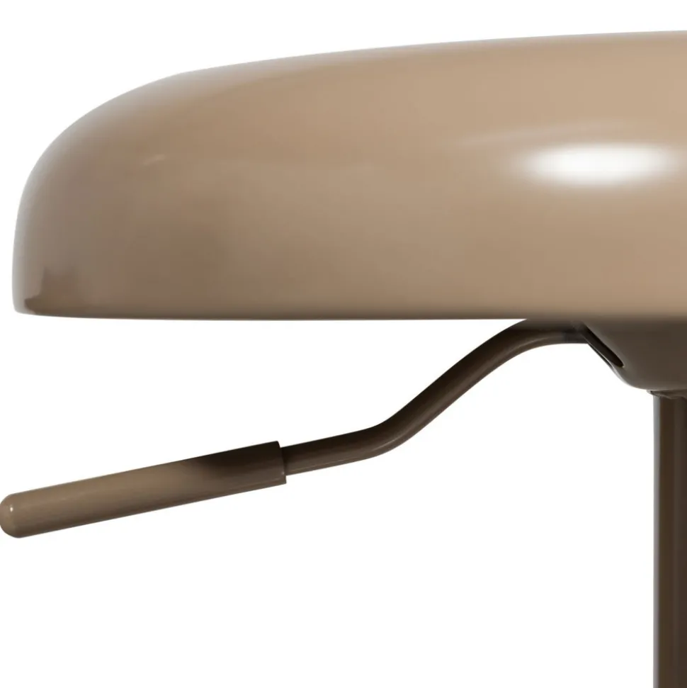 ISAAC Tabouret de bar réglable en métal H61-81cm