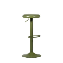 ISAAC Tabouret de bar réglable en métal H61-81cm