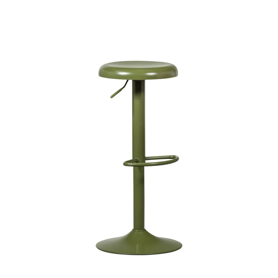 ISAAC Tabouret de bar réglable en métal H61-81cm