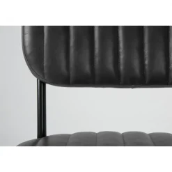 JAKE WORN Chaise rétro capitonnée