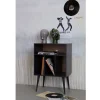 JAMES Meuble de rangement disques vinyles en bois