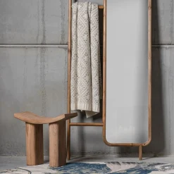 JAPAN Tabouret en bois design H45cm