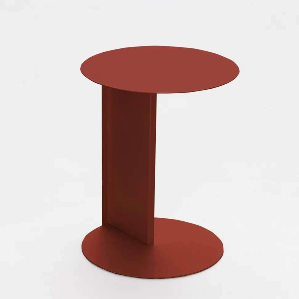 JIMY Table d'appoint en métal H50cm
