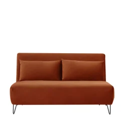 JOE HARPER Canapé convertible 2 places en velours