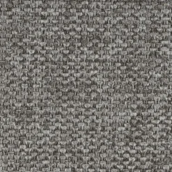 JOLIEN Lot de 2 chaises en tissu et métal pieds noirs