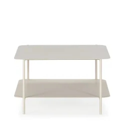 JUDITH Table basse en métal à double plateau