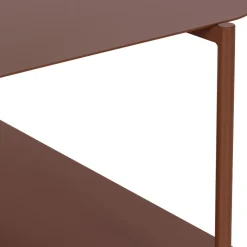 JUDITH Table basse en métal à double plateau