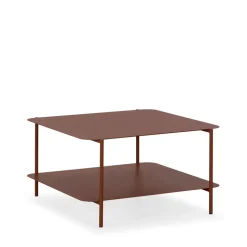 JUDITH Table basse en métal à double plateau