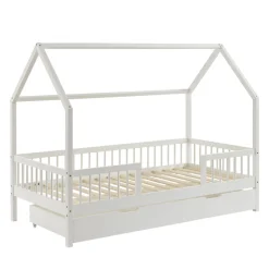 KABA Lit cabane enfant en bois 90x190cm