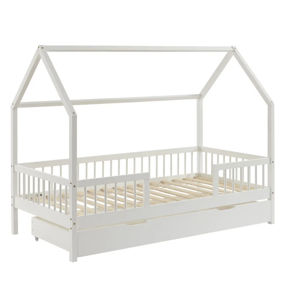 KABA Lit cabane enfant en bois 90x190cm