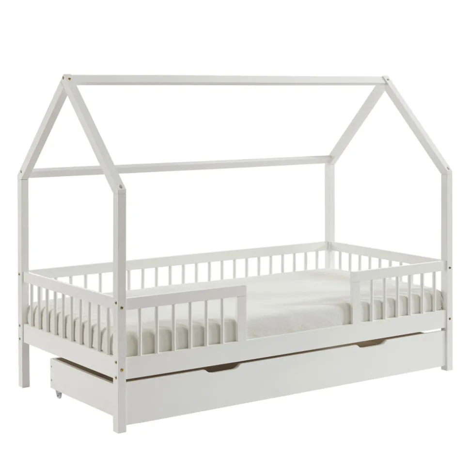KABA Lit cabane enfant en bois 90x190cm
