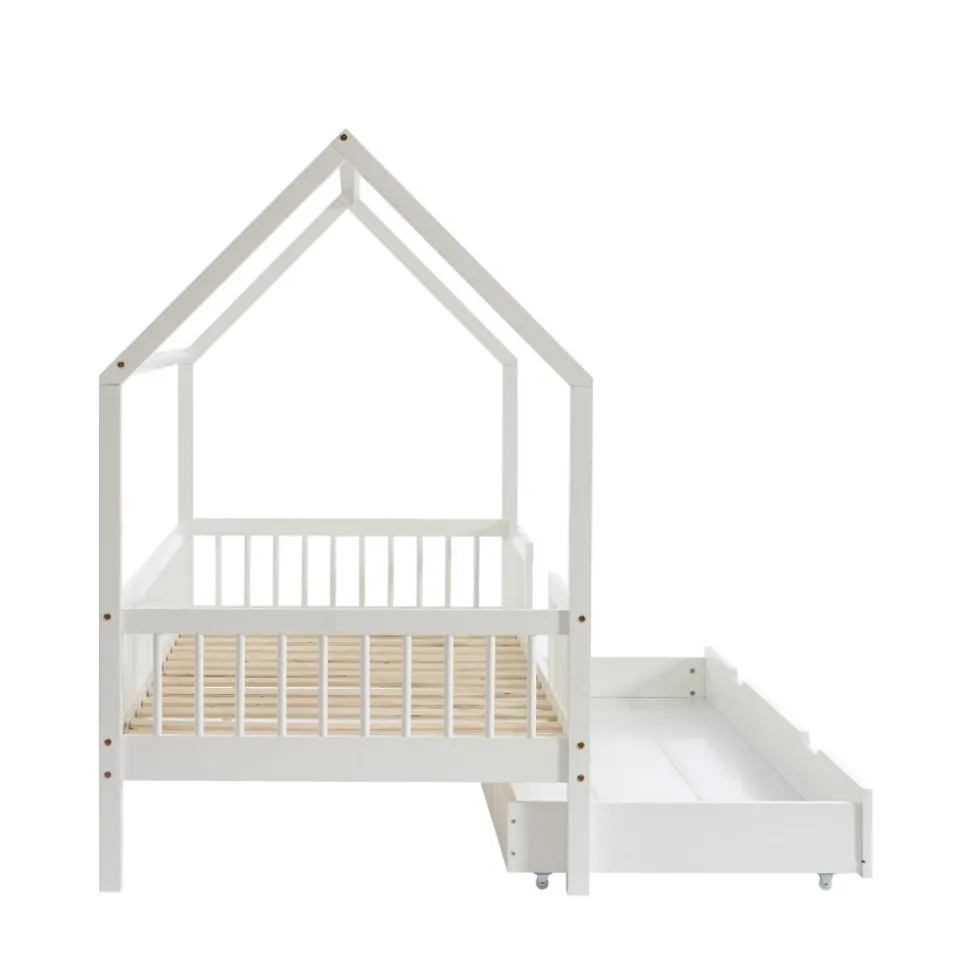 KABA Lit cabane enfant en bois 90x190cm