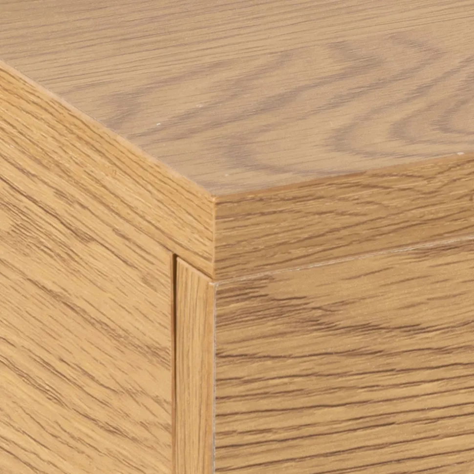 KAMICHI Table de chevet murale réversible en bois