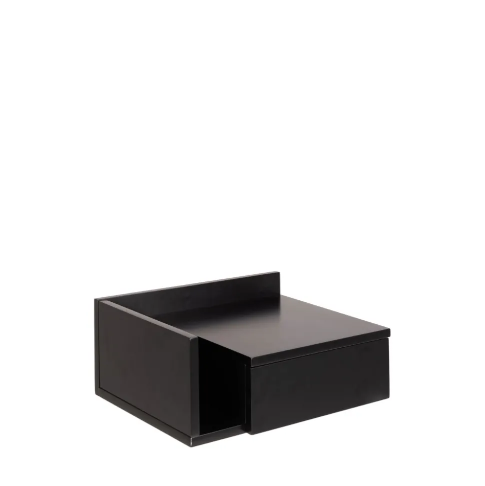 KAMICHI Table de chevet murale réversible en bois