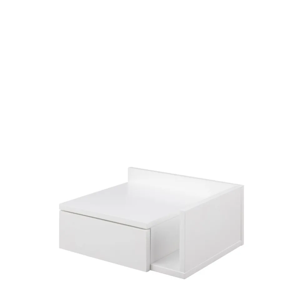 KAMICHI Table de chevet murale réversible en bois
