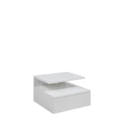 KAMICHI Table de chevet murale 1 tiroir en bois