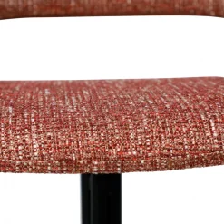 KENDO Chaise de bureau pivotante en tissu et métal