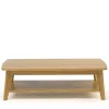 KENSAL Table basse 2 plateaux bois