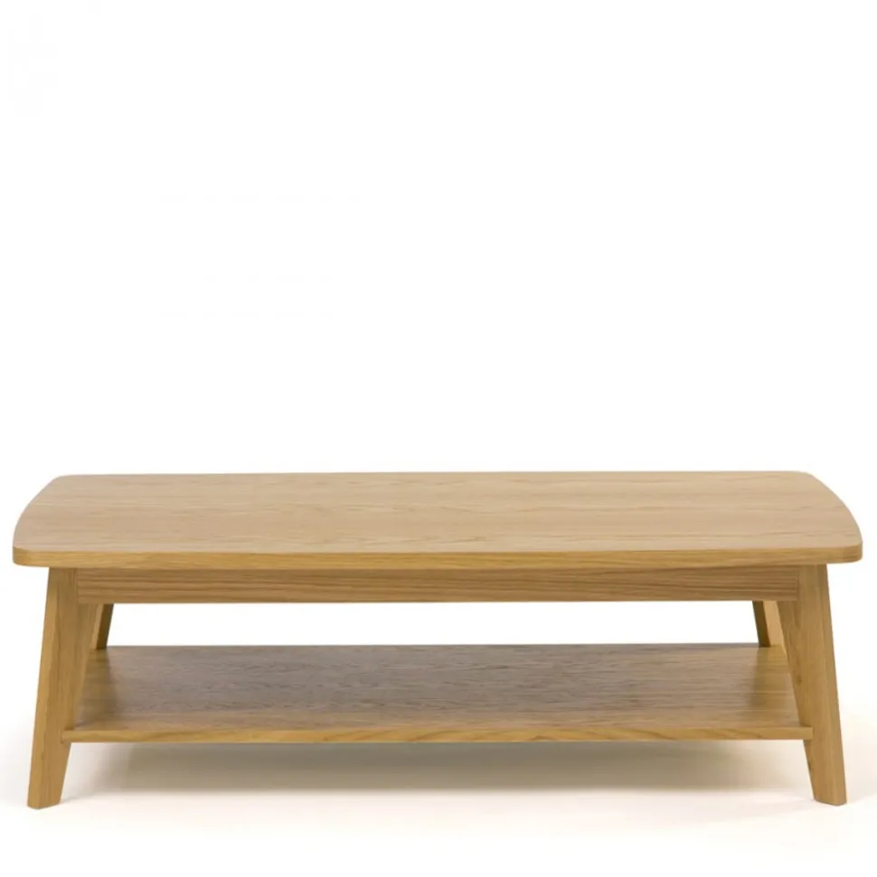 KENSAL Table basse 2 plateaux bois