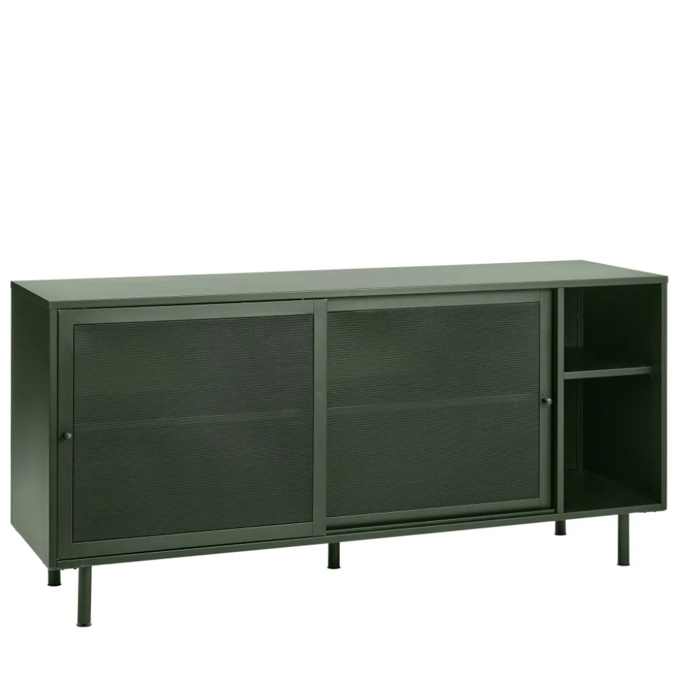 KISO Buffet 2 portes, 2 niches en métal L160cm