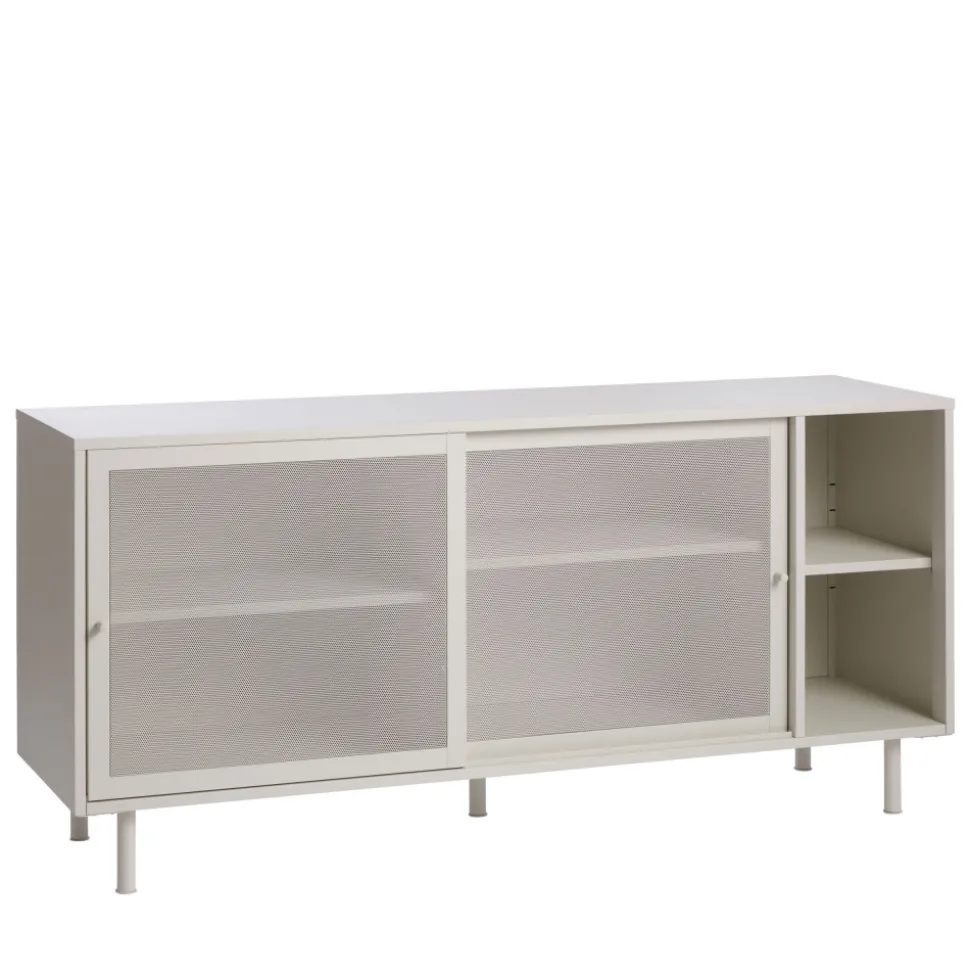 KISO Buffet 2 portes, 2 niches en métal L160cm