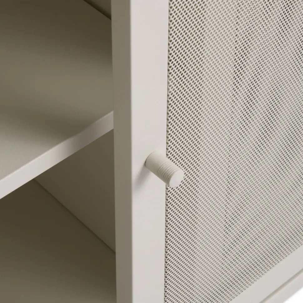 KISO Buffet 2 portes, 2 niches en métal L160cm