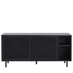 KISO Buffet 2 portes, 2 niches en métal L160cm